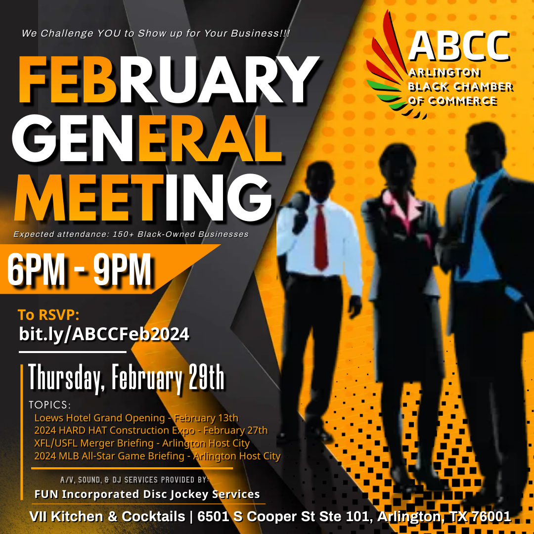 ABCC February General Meeting Flyer